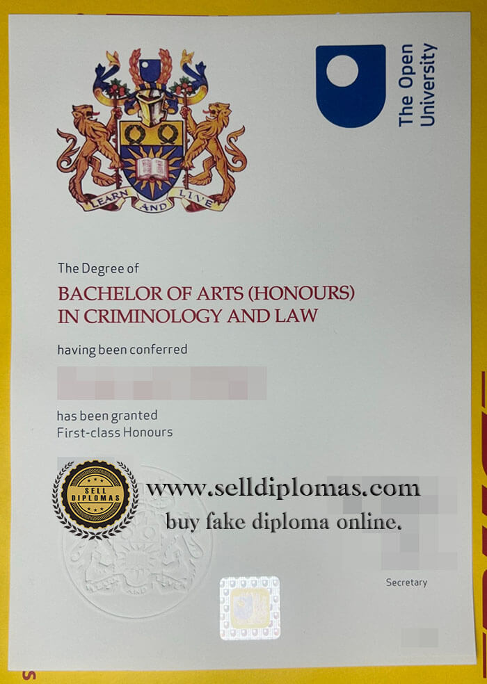 buy fake Open university diploma