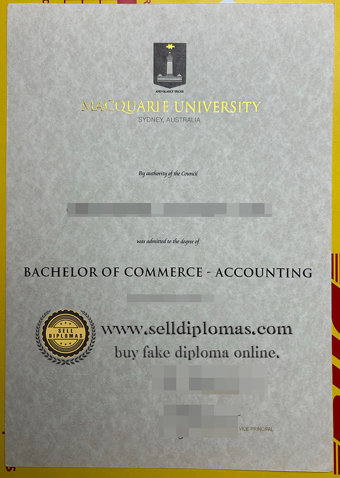 buy fake macquarie university diploma
