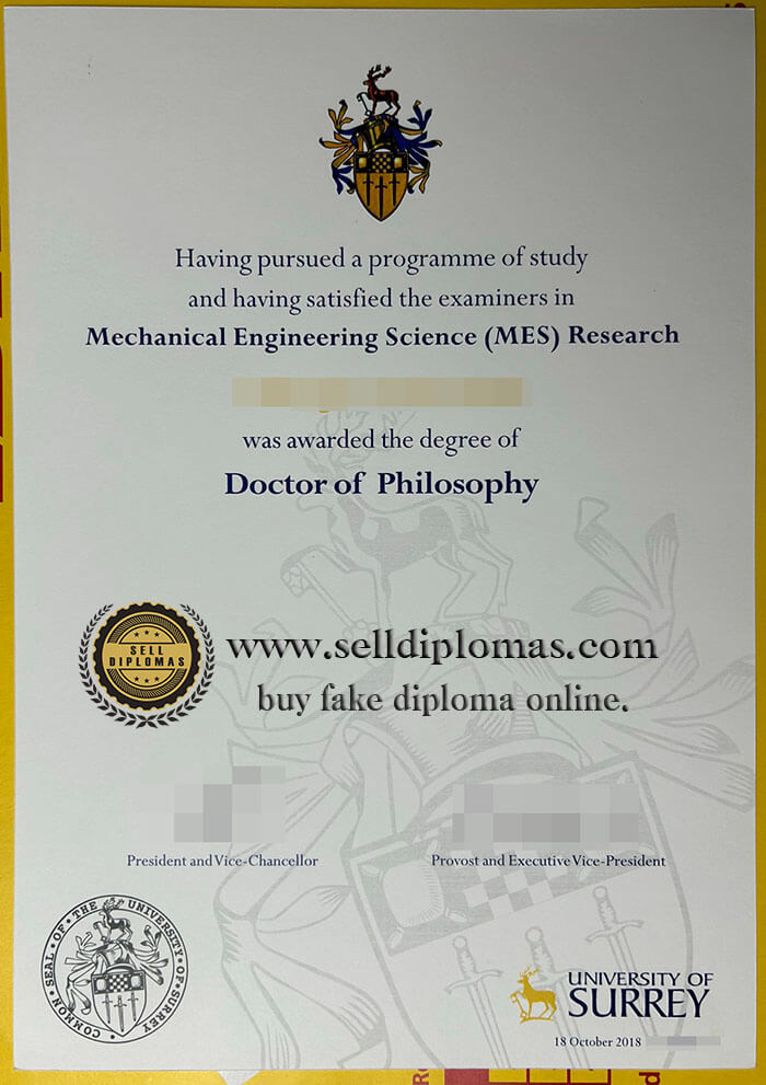 buy fake university of surrey diploma
