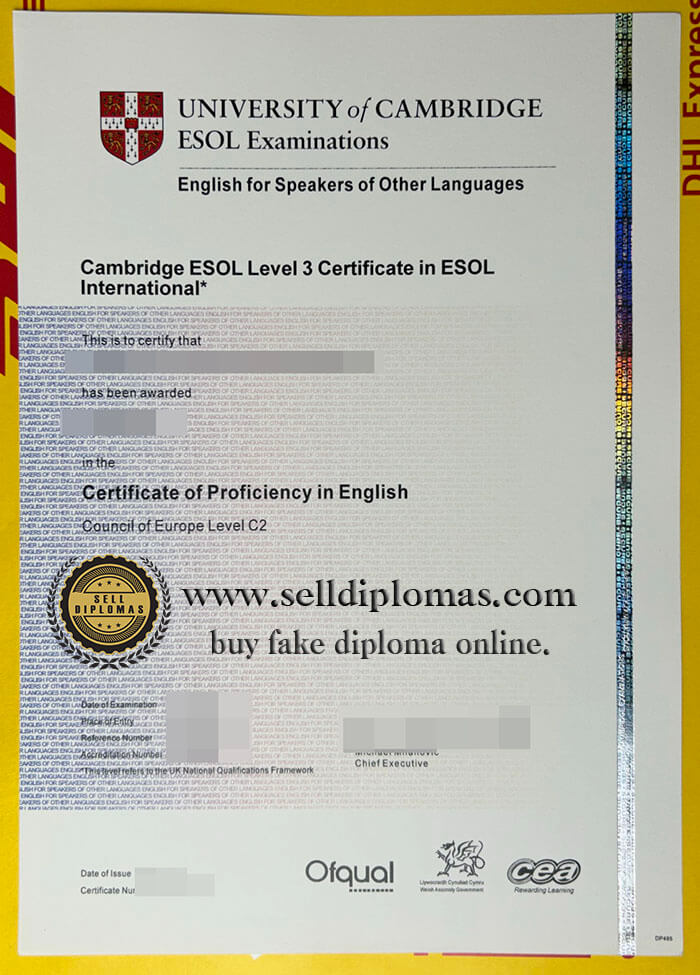 buy fake university of cambridge ESOL Examinations