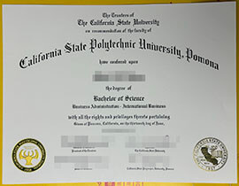 Buy fake Cal Poly Pomona diploma online.