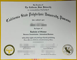 Buy fake Cal Poly Pomona diploma online.