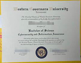 Buy fake Western Governors University diploma.