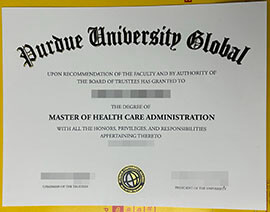 Order fake Purdue University Global diploma.