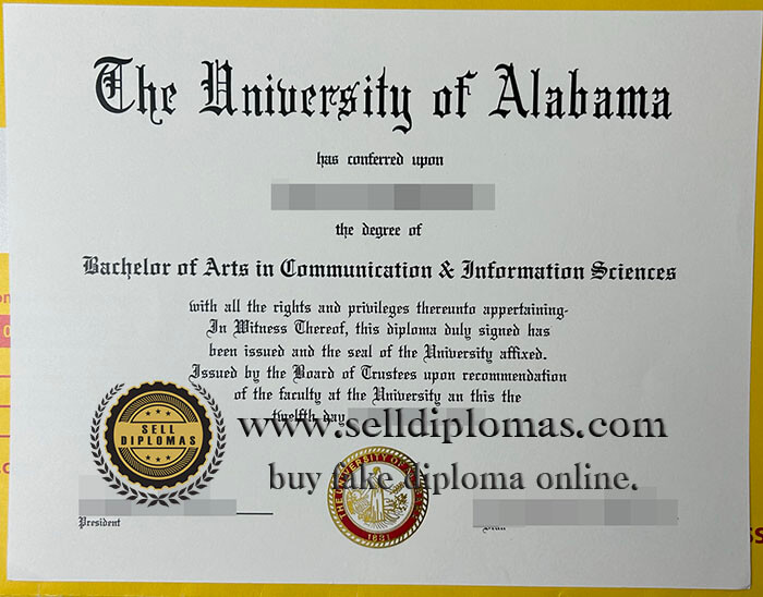 buy fake University of Alabama diploma