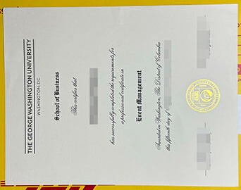 Buy fake George Washington University diploma.