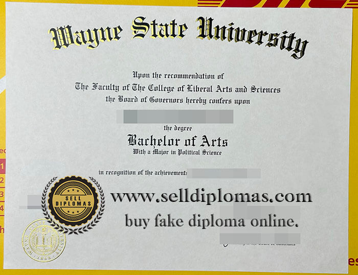 buy fake wayne state university diploma