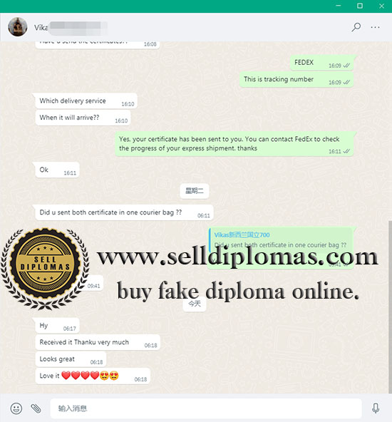 sell fake diploma