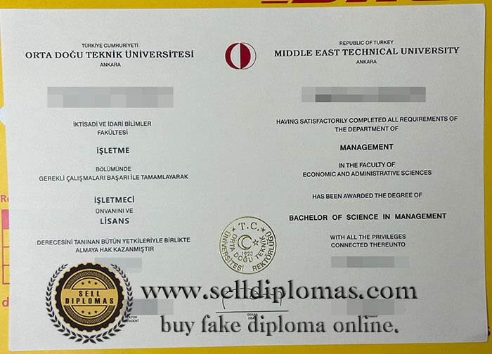 buy fake middle east technical university diploma