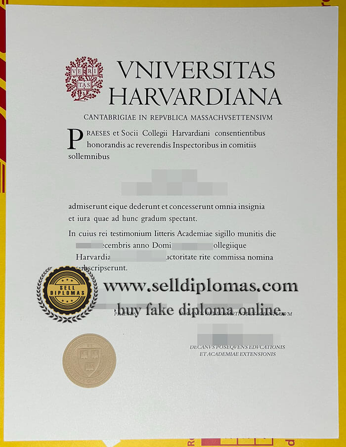 buy fake Harvard University diploma