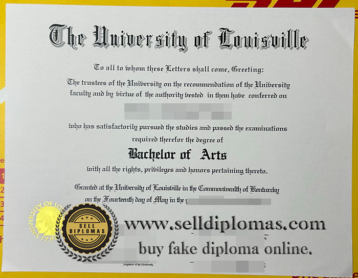 buy fake university of louisville diploma