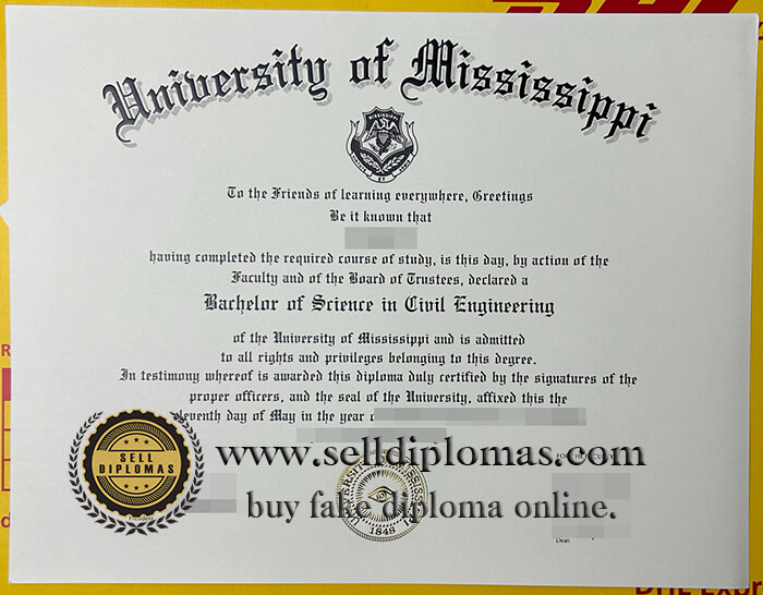 buy fake university of mississippi diploma