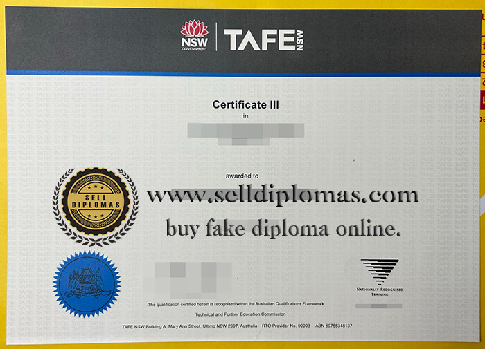buy fake TAFE NSW diploma