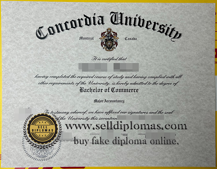 buy fake concordia university diploma