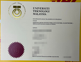 Buy fake Universiti Teknologi Malaysia diploma online.