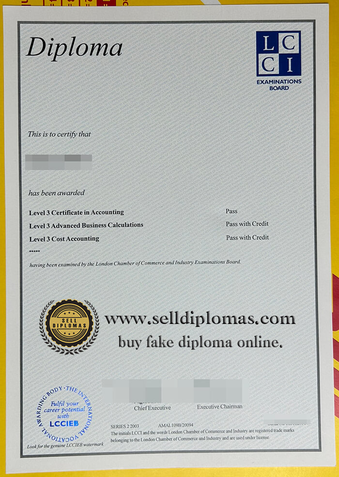 buy fake LCCI diploma