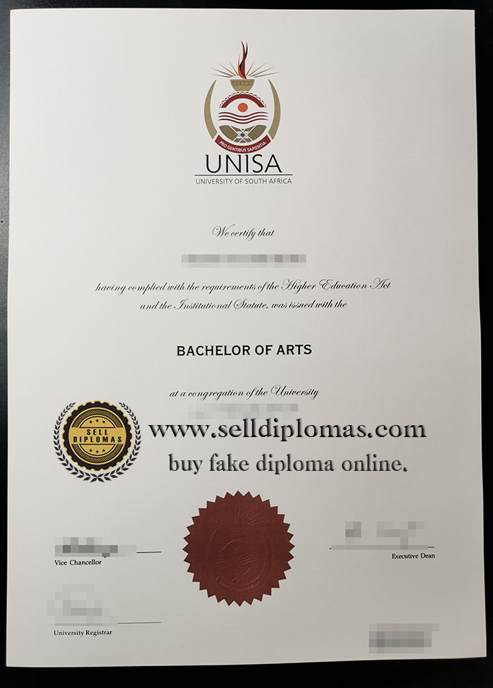 buy fake university of south africa diploma