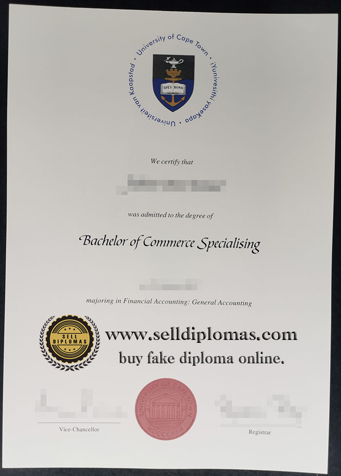 buy fake University of Cape Town diploma