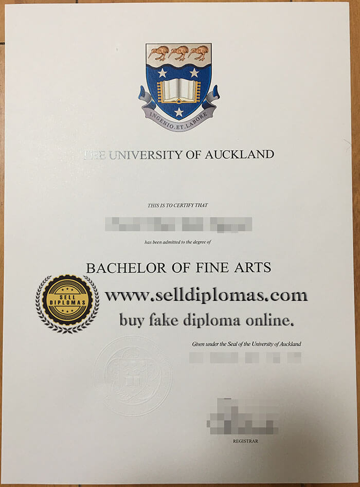 buy fake University of Auckland diploma
