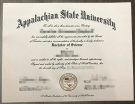 where to buy fake Appalachian State University diploma certificate Bachelor’s degree？