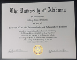 where to buy University of Alabama diploma certificate Bachelor’s degree？