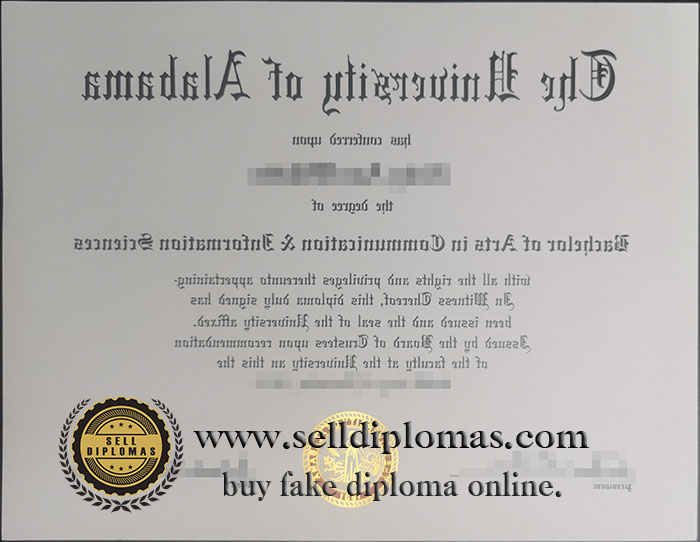 where to buy University of Alabama diploma certificate Bachelor’s degree？