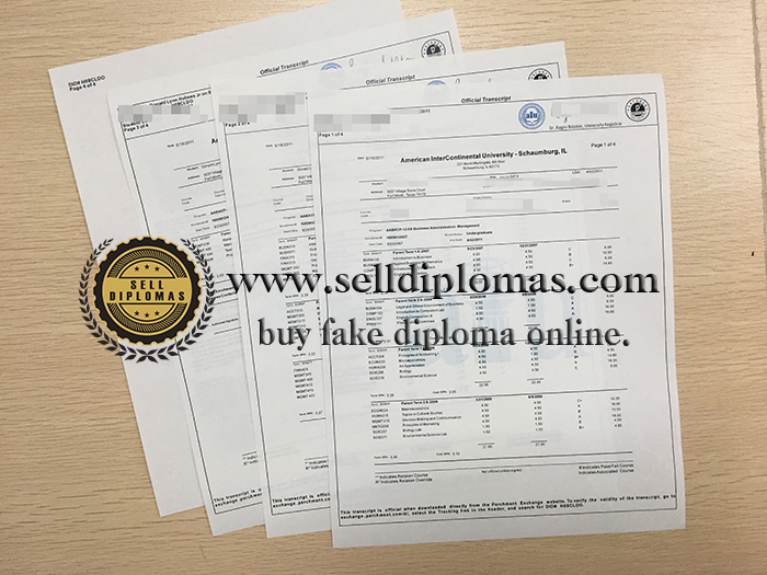Where to buy American InterContinental University transcripts.
