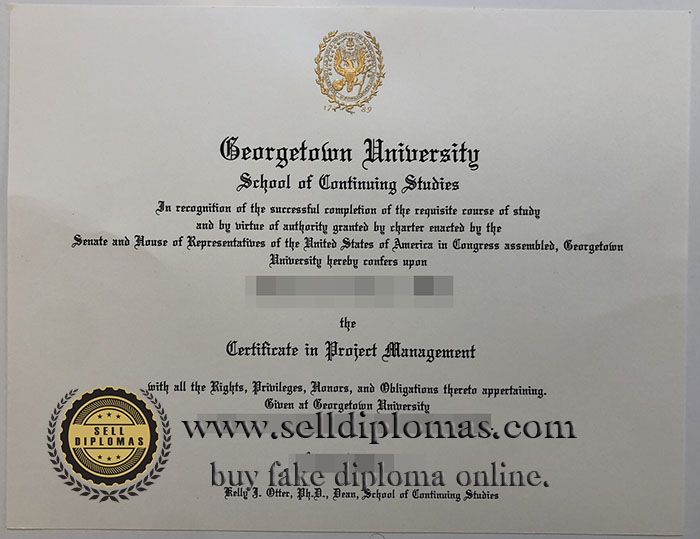 How to buy a Georgetown University diploma?