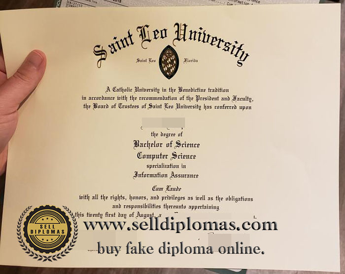 where to buy saint leo university diploma certificate?