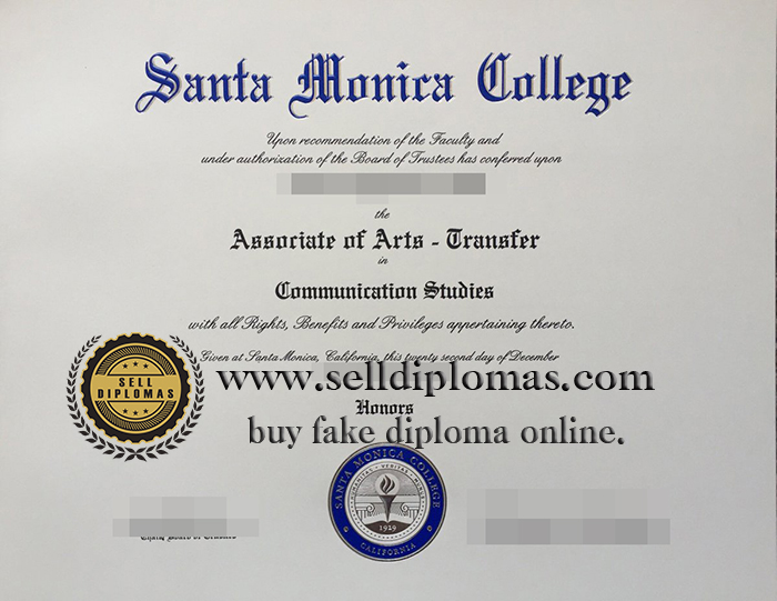 where to buy Santa Monica college diploma certificate?