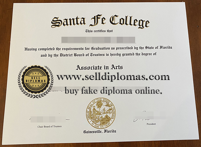 Sell fake Santa fe college diploma online.