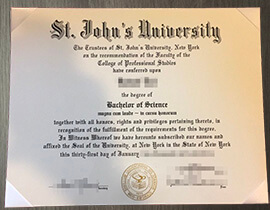 Where to buy St. John’s University certificate?