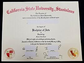 Sell fake Stanislaus University diploma online.