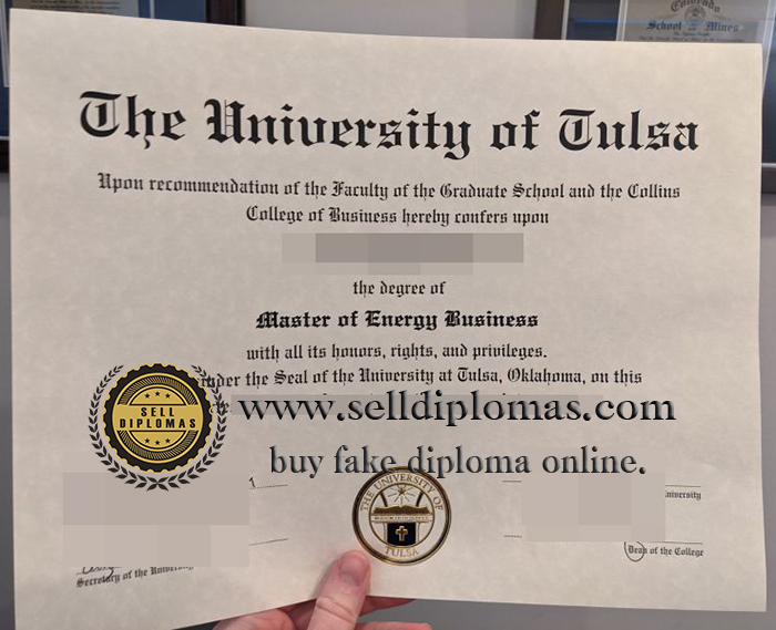 where to buy University of Tulsa diploma certificate?