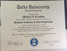 where to buy Tufts University diploma certificate?