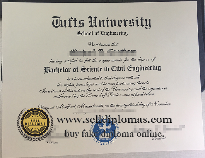 where to buy Tufts University diploma certificate?