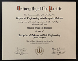 where to buy University of the Pacific diploma certificate?