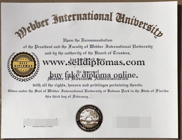 Sell fake webber international university degree online.