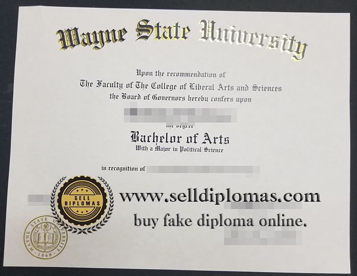 where to buy wayne state university diploma certificate?