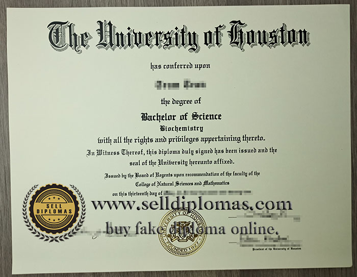 Sell fake university of houston diploma online.