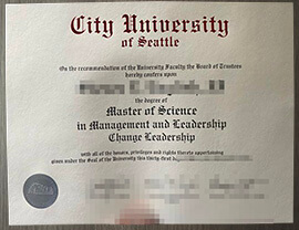 where to buy city university of seattle diploma certificate?