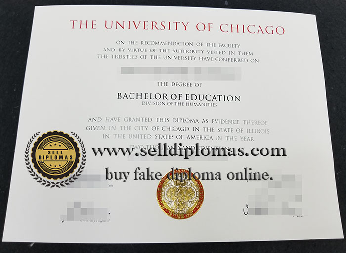 Sell fake University of Chicago diploma online.