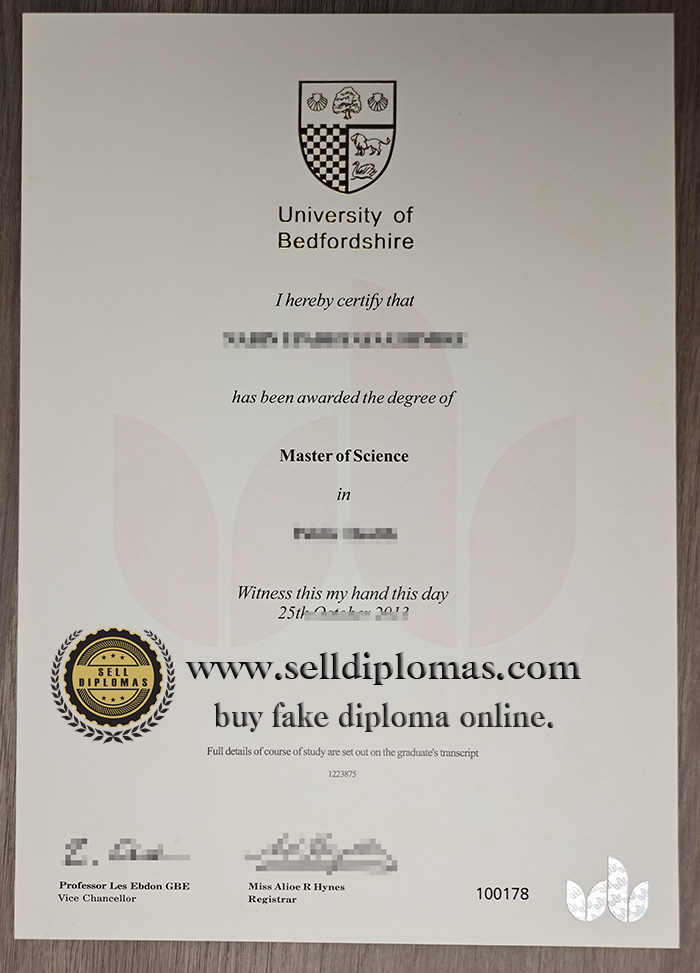 Why buy a University of Bedfordshire diploma?