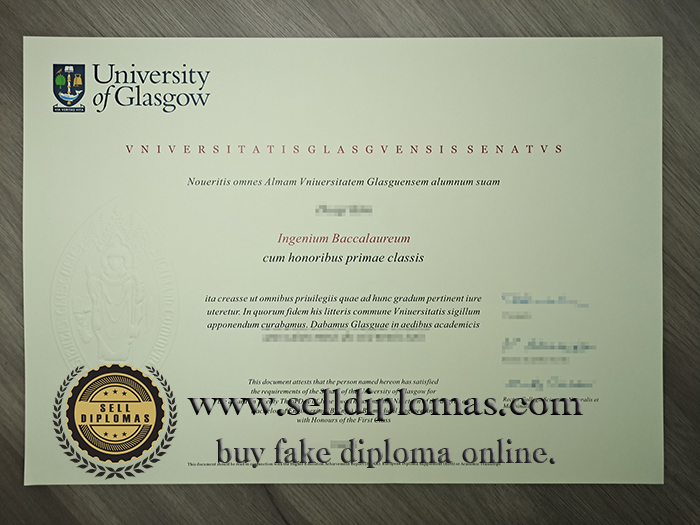 How to buy a University of Glasgow degree certificate?