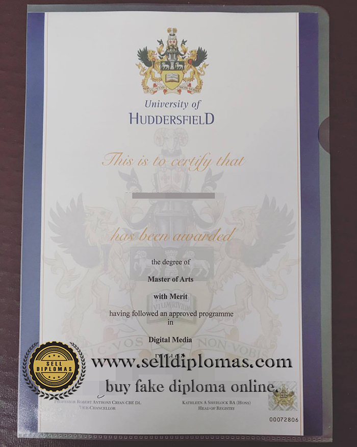 Where to buy University of Huddersfield diploma?