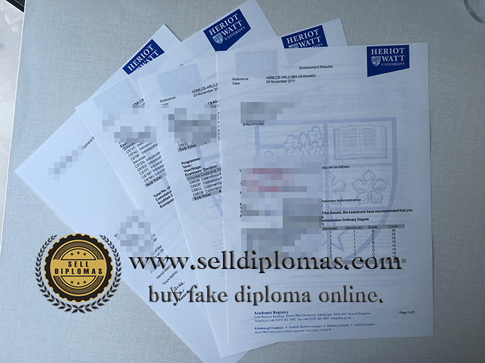 How to buy Heriot Watt University transcript?