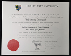 Heriot-Watt University degrees for sale online.