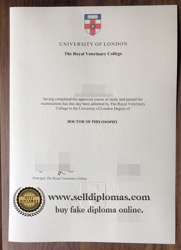 How to buy Royal Veterinary College certificate?