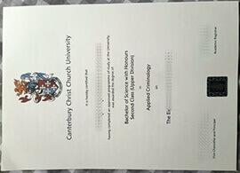 Canterbury Christ Church University diploma for sale online