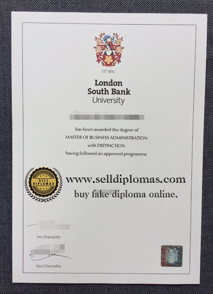 Where to buy a degree from London South Bank University?